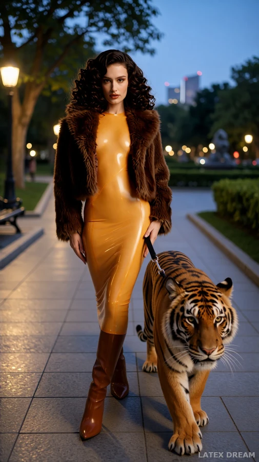 Elegance Meets Dominance in elegance meets dominance latex, AI-generated fashion visual 8