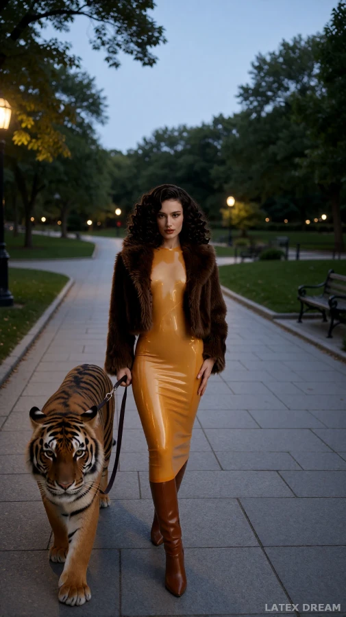 Elegance Meets Dominance in elegance meets dominance latex, AI-generated fashion visual 14