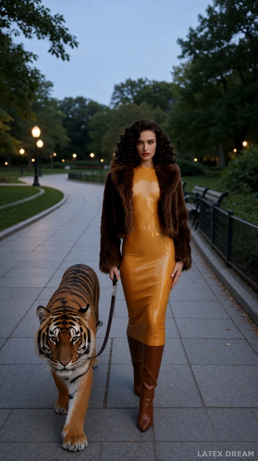 Elegance Meets Dominance in elegance meets dominance latex, AI-generated fashion visual 12
