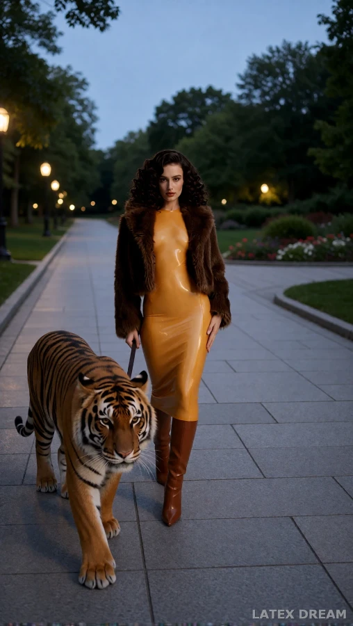 Elegance Meets Dominance in elegance meets dominance latex, AI-generated fashion visual 6