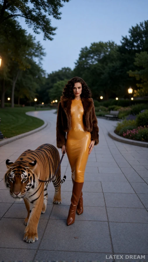 Elegance Meets Dominance in elegance meets dominance latex, AI-generated fashion visual 4