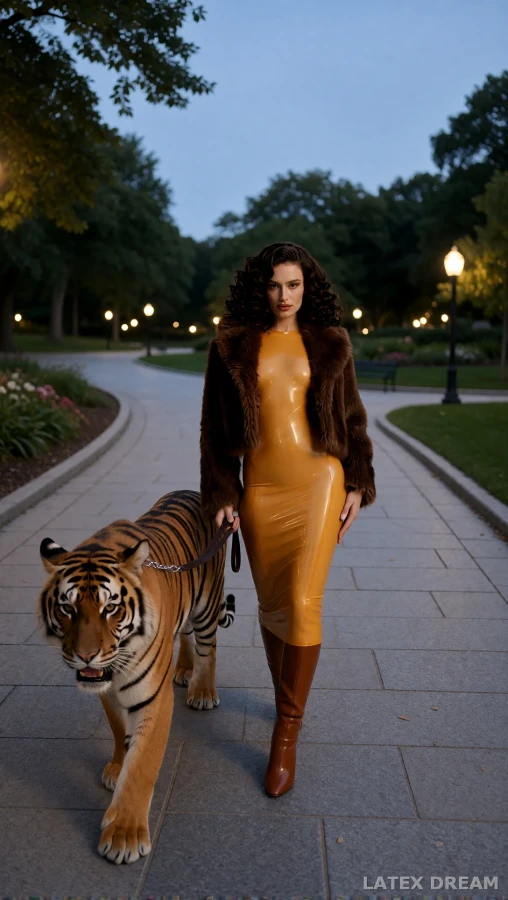 Elegance Meets Dominance in elegance meets dominance latex, AI-generated fashion visual 3
