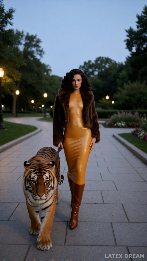 Elegance Meets Dominance in elegance meets dominance latex, AI-generated fashion visual 5