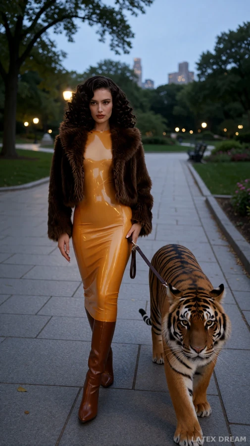 Elegance Meets Dominance in elegance meets dominance latex, AI-generated fashion visual 13